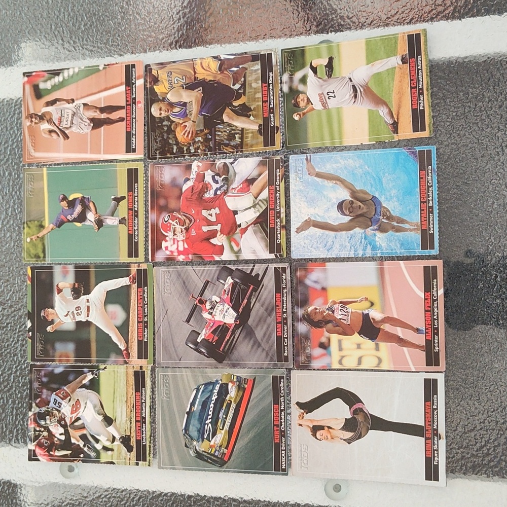 Sports Illustrated Kids Trading Cards #19 - Set of 12 - GUC